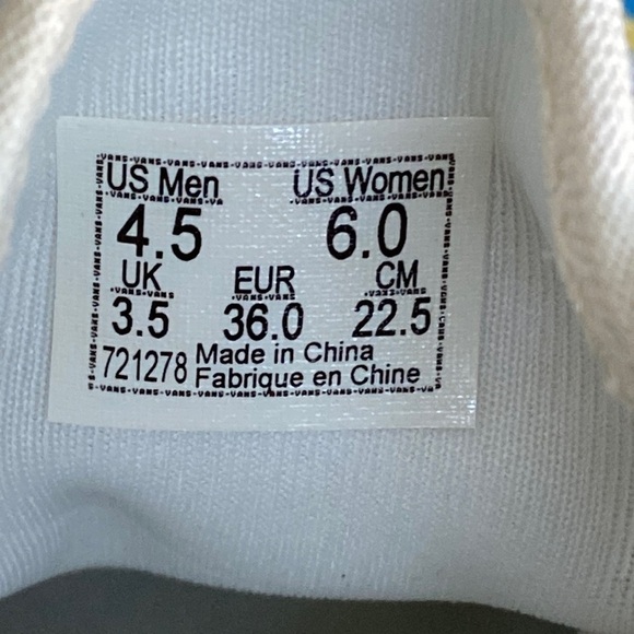 Vans Era Limited Edition Save Our Planet Skate Shoes Size 6 Women - Picture 12 of 12